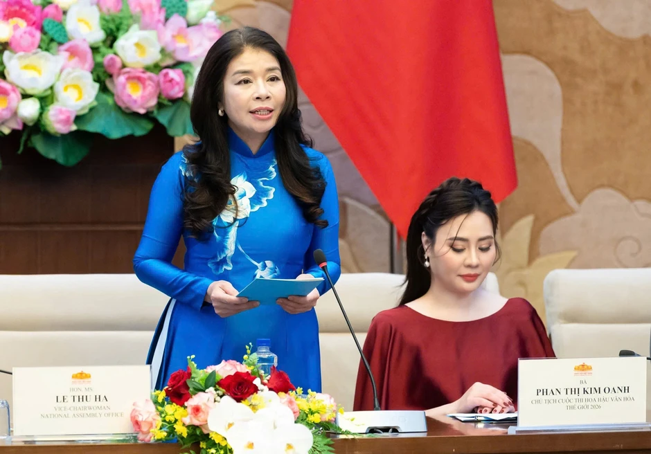Thí sinh Hoa hậu Văn hoá Thế giới 2026 tham quan Nhà Quốc hội Thí sinh Hoa hậu Văn hoá Thế giới 2026 tham quan Nhà Quốc hội