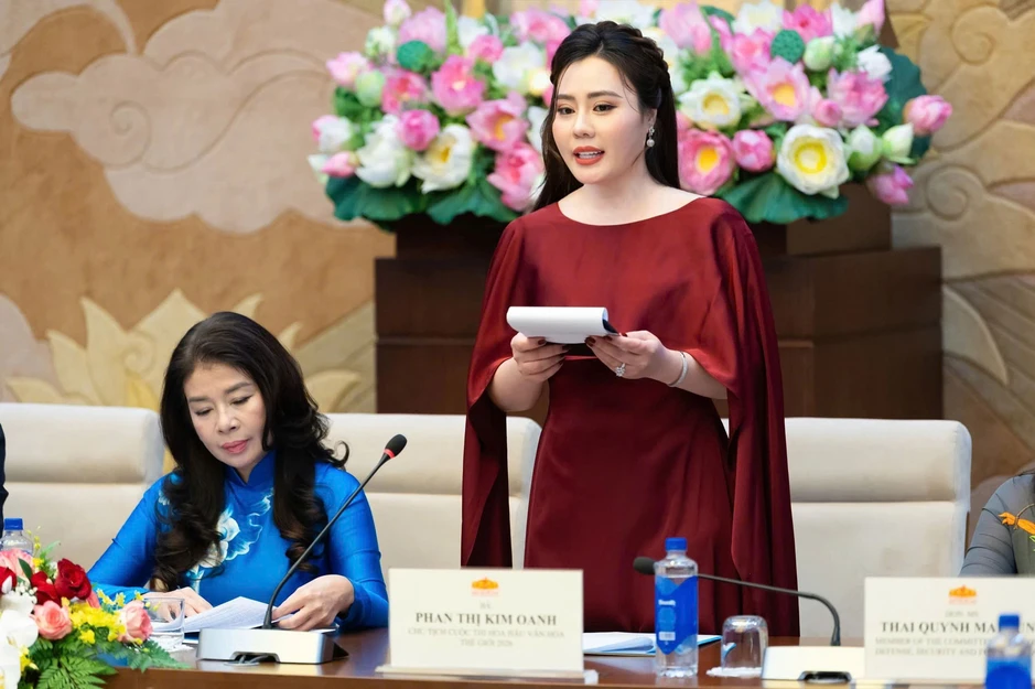Thí sinh Hoa hậu Văn hoá Thế giới 2026 tham quan Nhà Quốc hội Thí sinh Hoa hậu Văn hoá Thế giới 2026 tham quan Nhà Quốc hội