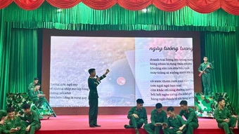 Thơ ca bồi đắp tâm hồn người lính