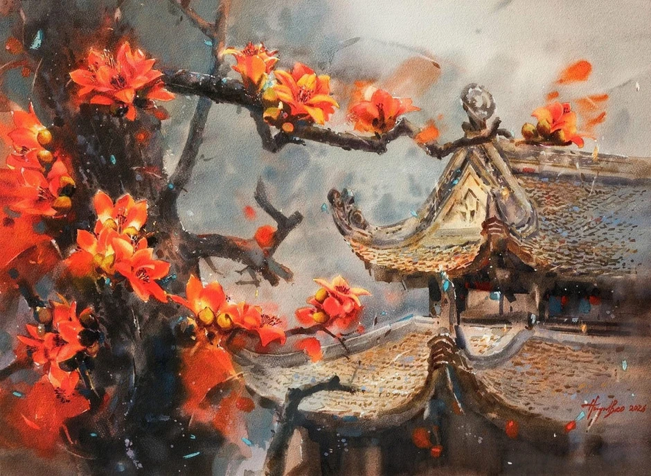 Trải nghiệm nghệ thuật cùng "Hơi thở màu nước" Trải nghiệm nghệ thuật cùng "Hơi thở màu nước"