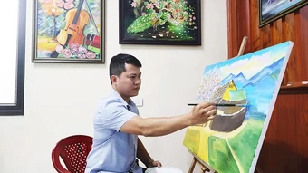 Tranh của trưởng thôn