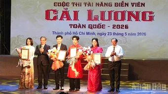 Trao 4 Giải Nhất tại Cuộc thi Tài năng diễn viên cải lương toàn quốc 2026