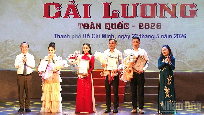 Trao 4 Giải Nhất tại Cuộc thi Tài năng diễn viên cải lương toàn quốc 2026 Trao 4 Giải Nhất tại Cuộc thi Tài năng diễn viên cải lương toàn quốc 2026