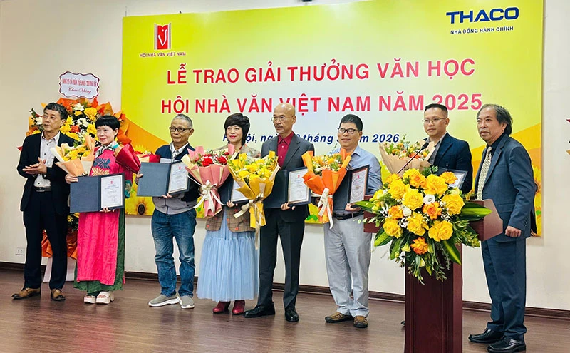 Trao giải thưởng văn học của Hội Nhà văn Việt Nam năm 2025