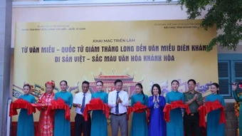 Triển lãm chuyên đề "Từ Văn Miếu-Quốc Tử Giám Thăng Long đến Văn Miếu Diên Khánh"