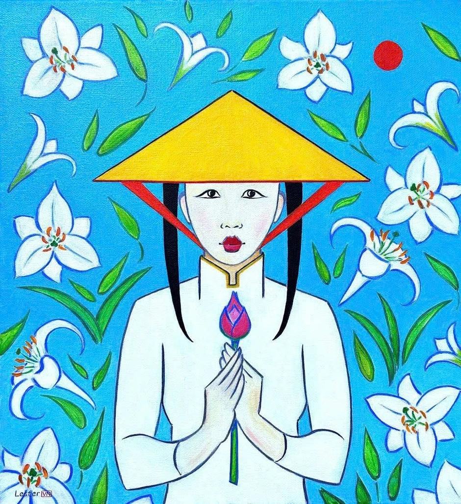 Triển lãm của hoạ sĩ người Anh lấy vợ Việt