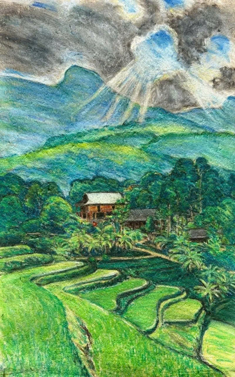 Triển lãm của hoạ sĩ người Anh lấy vợ Việt