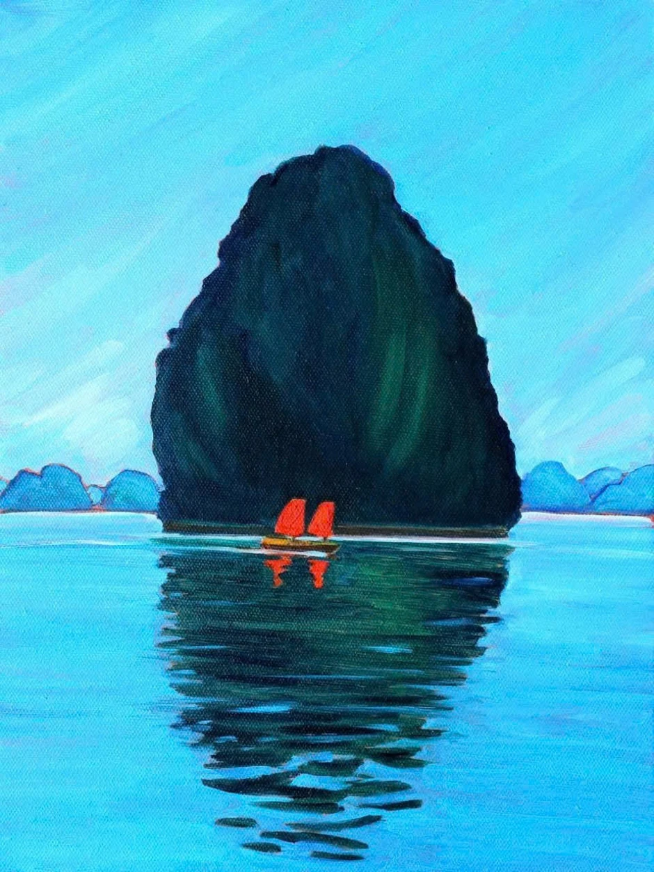 Triển lãm của hoạ sĩ người Anh lấy vợ Việt