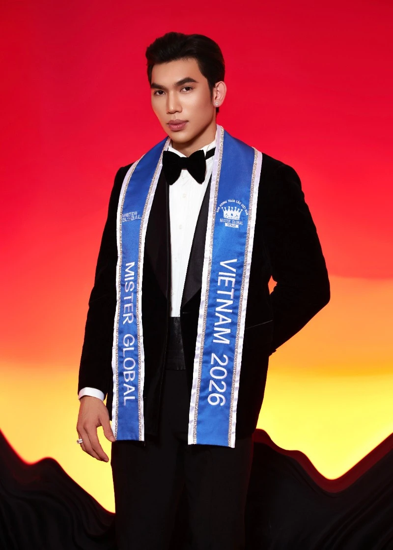 Trương Trọng Hiếu lên đường tranh tài tại Mister Global 2026 Trương Trọng Hiếu lên đường tranh tài tại Mister Global 2026