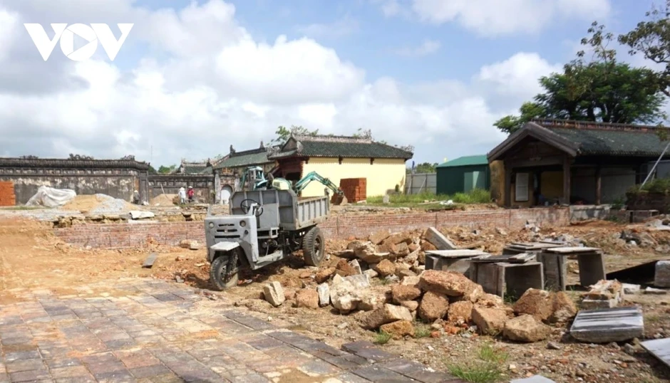 Tu bổ, phục hồi điện Cần Chánh trong Hoàng thành Huế Tu bổ, phục hồi điện Cần Chánh trong Hoàng thành Huế