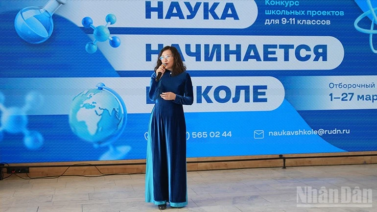 Tuổi trẻ Việt Nam quảng bá văn hóa dân tộc tại Nga Tuổi trẻ Việt Nam quảng bá văn hóa dân tộc tại Nga