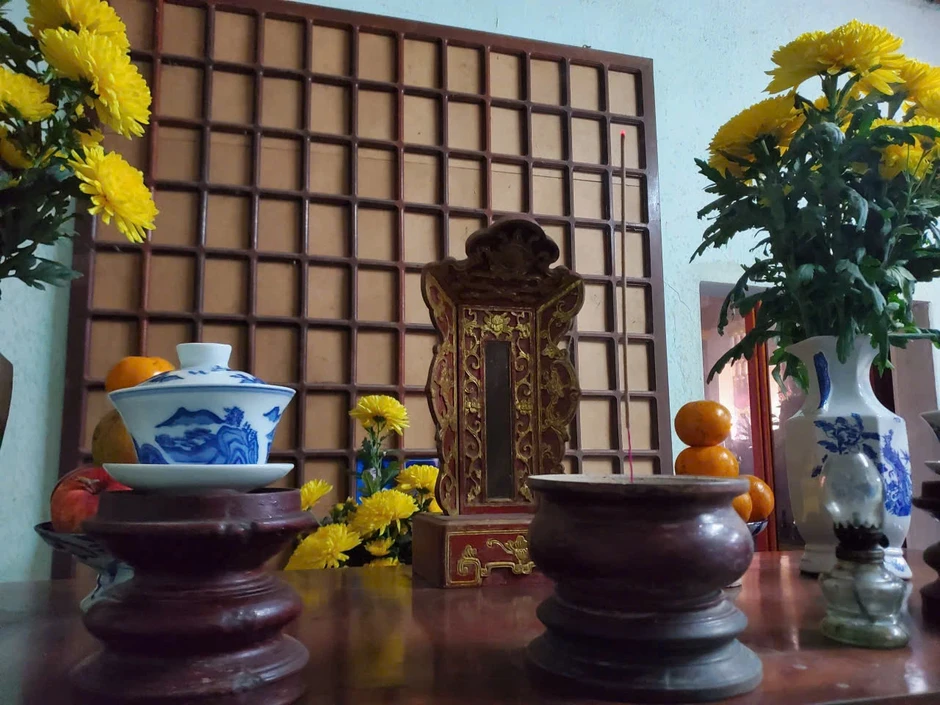 Vật thiêng của làng: Bài vị người giữ chủ quyền Hoàng Sa ở chùa làng Vật thiêng của làng: Bài vị người giữ chủ quyền Hoàng Sa ở chùa làng