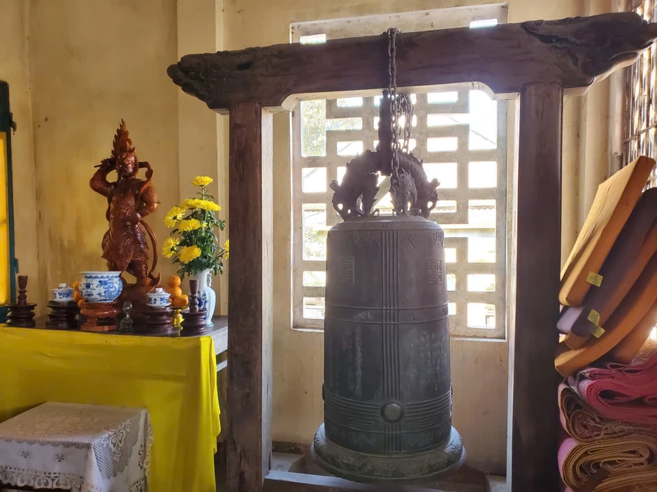 Vật thiêng của làng: Bài vị người giữ chủ quyền Hoàng Sa ở chùa làng Vật thiêng của làng: Bài vị người giữ chủ quyền Hoàng Sa ở chùa làng