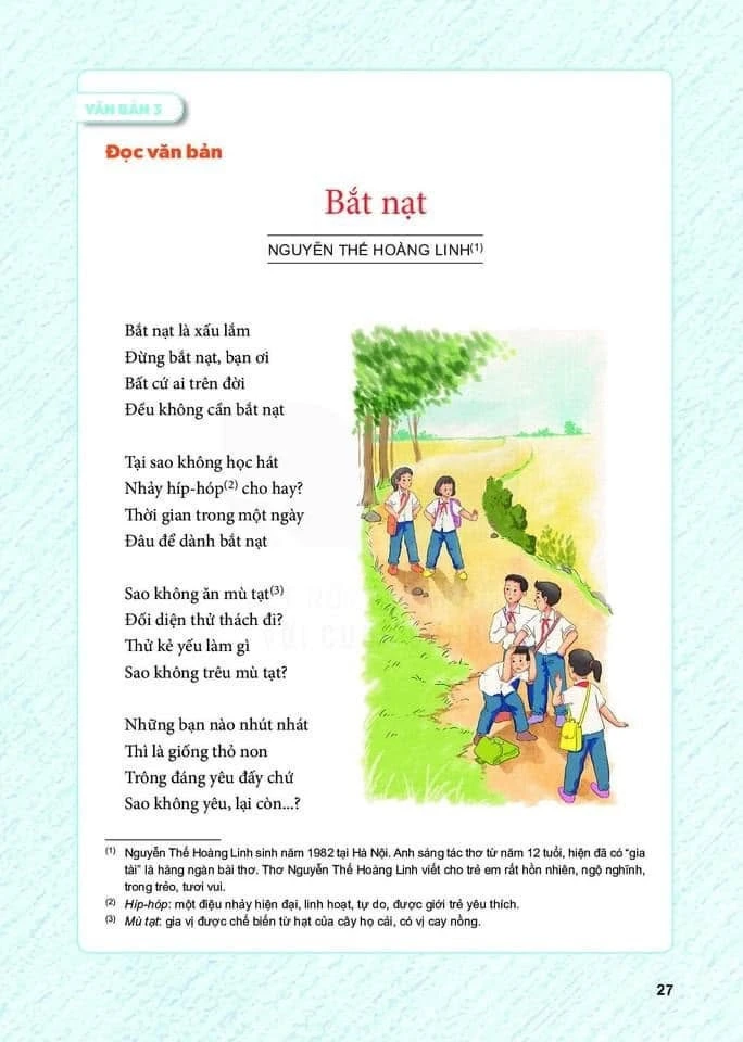 Vì sao bài thơ 'Bắt nạt' lại tạo sóng tranh cãi? Vì sao bài thơ 'Bắt nạt' lại tạo sóng tranh cãi?