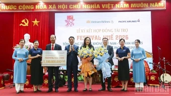 Vietnam Airlines và Pacific Airlines là “Nhà vận chuyển chính thức” của Festival Huế 2026