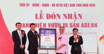 Vườn Quốc gia Xuân Thủy đón nhận danh hiệu Vườn di sản ASEAN