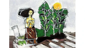 Vườn sau quán