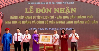 Xếp hạng di tích cho Nhà thờ họ Hoàng và Công bộ Viên ngoại lang Hoàng Viết Bàn