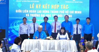 LĐLĐ TP.HCM hợp tác với Trường đại học Tôn Đức Thắng: Công nhân được hưởng lợi gì?