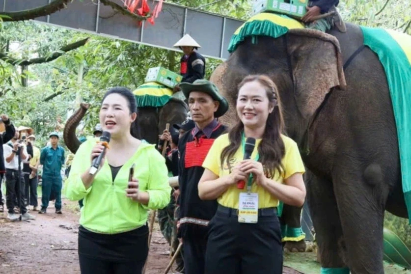 Nữ bí thư xã livestream "chốt" hàng trăm đơn, 6 container sầu riêng Nữ bí thư xã livestream "chốt" hàng trăm đơn, 6 container sầu riêng