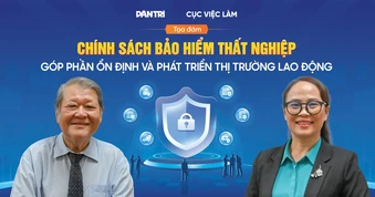 Tọa đàm trực tiếp của báo Dân trí về chính sách hỗ trợ lao động mất việc
