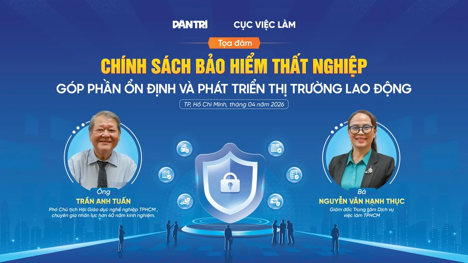 Tọa đàm trực tiếp của báo Dân trí về chính sách hỗ trợ lao động mất việc