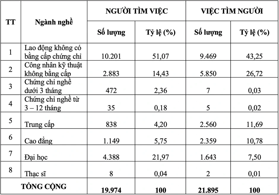 TP.HCM dư lao động trình độ đại học, thiếu công nhân kỹ thuật không bằng cấp