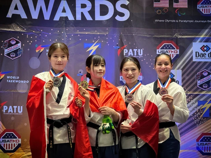 Châu Tuyết Vân giành HCV taekwondo tại Mỹ Châu Tuyết Vân giành HCV taekwondo tại Mỹ