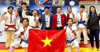 Jujitsu Việt Nam giành 6 huy chương vàng thế giới