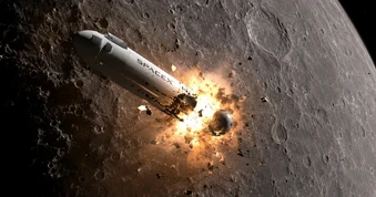 NASA lần đầu công bố hiện trường vụ va chạm tên lửa SpaceX với Mặt Trăng
