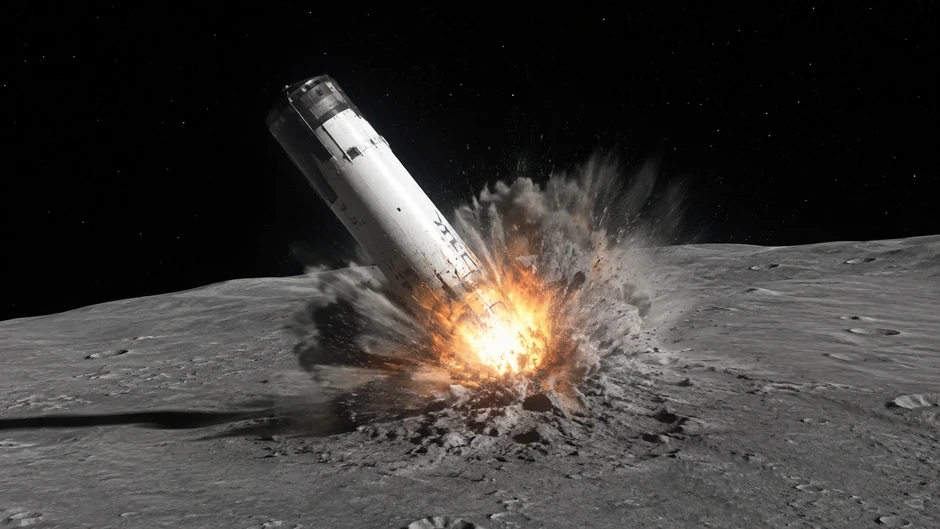 Tên lửa của SpaceX lao xuống Mặt Trăng, tạo nên vụ nổ cực mạnh Tên lửa của SpaceX lao xuống Mặt Trăng, tạo nên vụ nổ cực mạnh