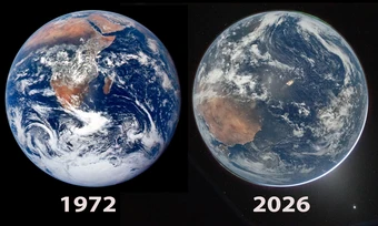 Tranh luận về ảnh chụp Trái Đất cách đây 54 năm 'sáng đẹp' hơn 2026
