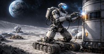 Trung Quốc thiết kế robot hình người đặc biệt để xây căn cứ trên Mặt Trăng