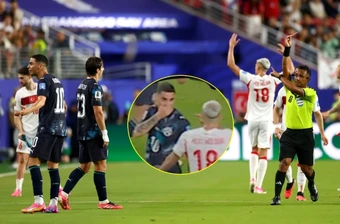 Almiron nhận thẻ đỏ lịch sử tại World Cup 2026 vì lỗi che miệng