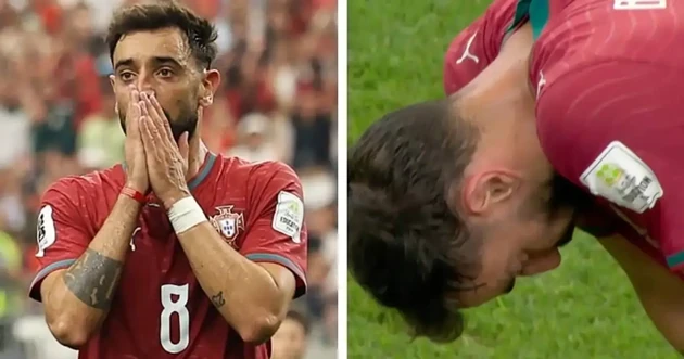 Bruno Fernandes suy sụp khi Bồ Đào Nha rời World Cup 2026