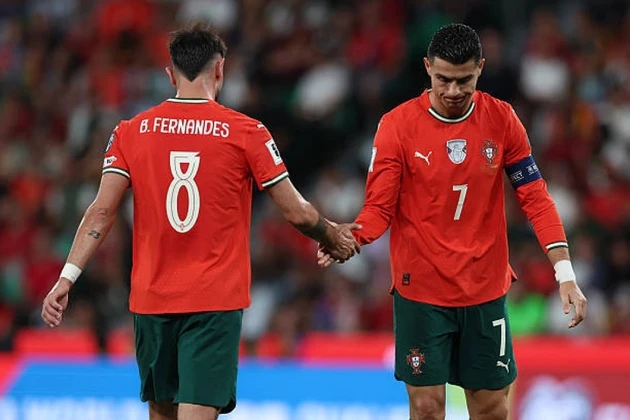 Bruno tự hào sát cánh cùng Ronaldo ở kỳ World Cup thứ 6 Bruno tự hào sát cánh cùng Ronaldo ở kỳ World Cup thứ 6
