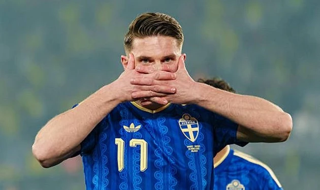 Gyokeres lập hattrick, Thụy Điển nhấn chìm Ukraine Gyokeres lập hattrick, Thụy Điển nhấn chìm Ukraine