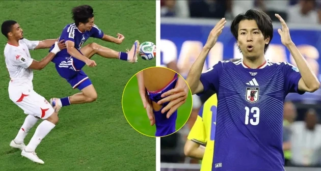 Keito Nakamura bị bắt rời sân để thay tất, chủ tịch JFA chỉ trích trọng tài
