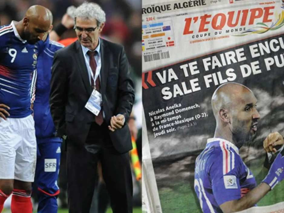 Kịch bản tự hủy của người Pháp mang tên Nicolas Anelka