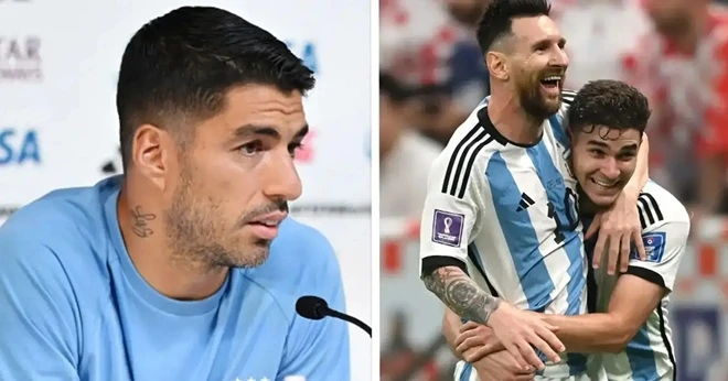 Luis Suarez ngả mũ trước Messi Luis Suarez ngả mũ trước Messi