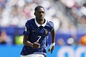 Ousmane Dembele lạc lõng giữa dàn sao tấn công của đội tuyển Pháp