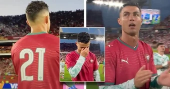 Ronaldo khóc nức nở mặc áo Jota sau trận thắng Croatia