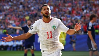 Saibari lập kỷ lục ghi bàn, Morocco hạ gục Scotland