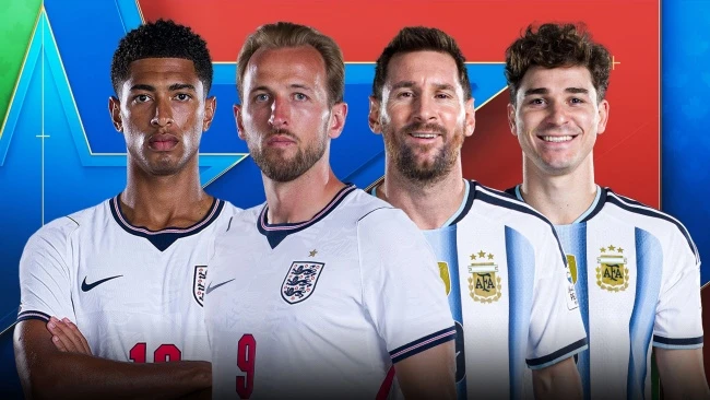 Sự đối lập giữa tuyển Anh và Argentina tại bán kết World Cup