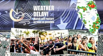 Trận Scotland đấu Brazil có thể hoãn dài vì sét