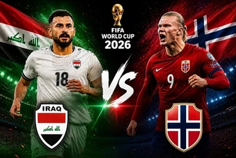 TRỰC TIẾP Iraq 0-0 Na Uy (H1): Chờ màn phô diễn của Haaland