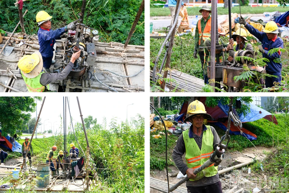 [Ảnh] Thành phố Hồ Chí Minh: Khởi động khảo sát địa chất dự án đường trên cao Nguyễn Văn Linh