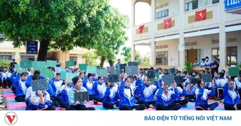 "Tháng Ba biên giới” lan tỏa lòng yêu nước với học sinh vùng biên Gia Lai