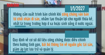 [Video] 5 điểm mới về công chứng áp dụng từ ngày 1/1/2027