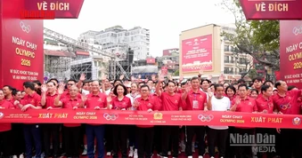 [Video] Ngày chạy Olympic 2026 - Vì sức khỏe toàn dân, Vì an ninh Tổ quốc